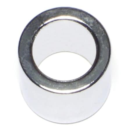 Round Spacer, Chrome Steel, 3/4 In Overall Lg, 1/2 In Inside Dia